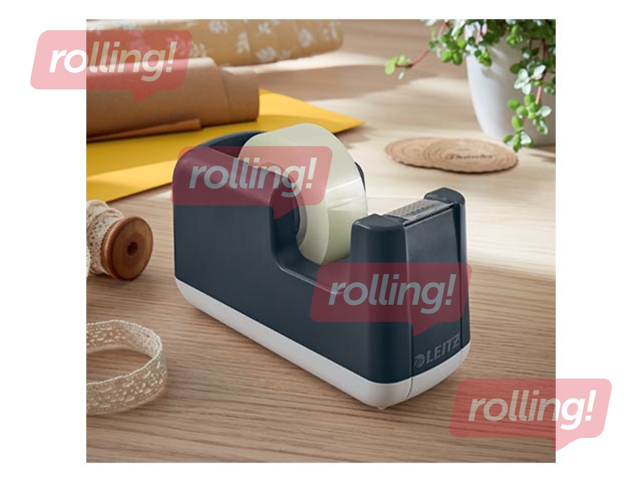 Teibi hoidja Leitz Cozy koos teibiga , hall