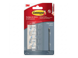 Command hooks for indoors, clear