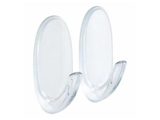 Command Hooks with adhesive strips S 17092, transparent