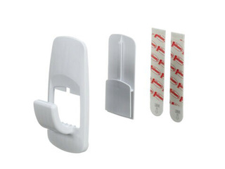 Command Jumbo konks, plastikust, kleebitav, valge