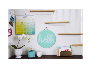 Command Large Utility Hook, plastic, adhesive, white