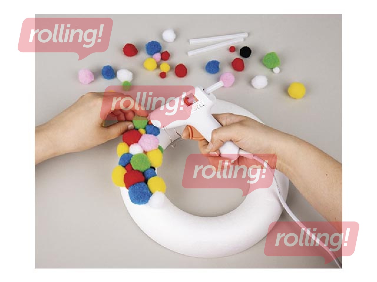 Liimipüstol D7, white