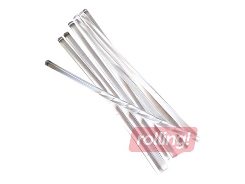 Glue sticks extra transparent, D7, 200 mm, 10 pcs.