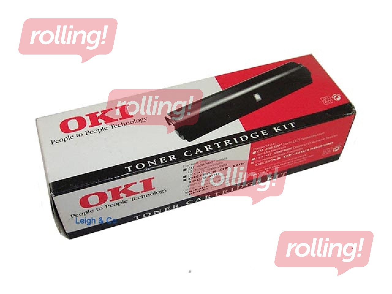 Tooneri pudel Oki Okifax 5680, must, (2000 lk)