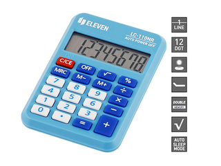 Калькулятор Eleven LC110NR-BL, синий