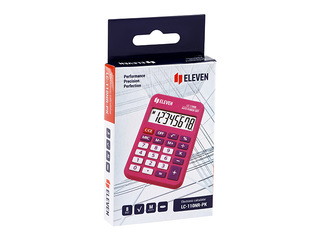 Калькулятор Eleven LC110NR-PK, розовый
