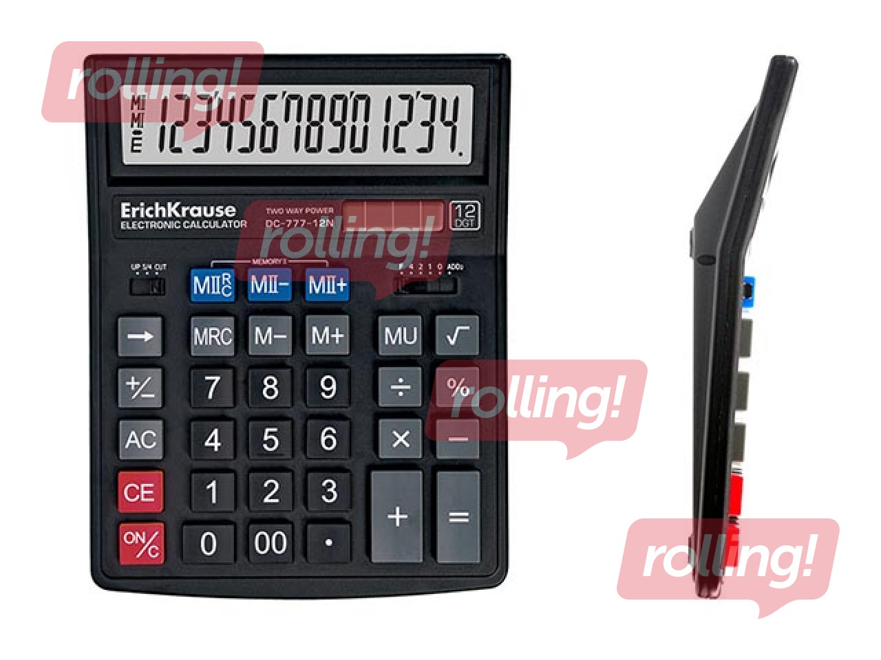 Kalkulaator ErichKrause DC-777-12N