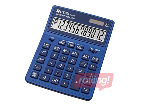 Калькулятор Eleven SDC-444XRNVE, синий