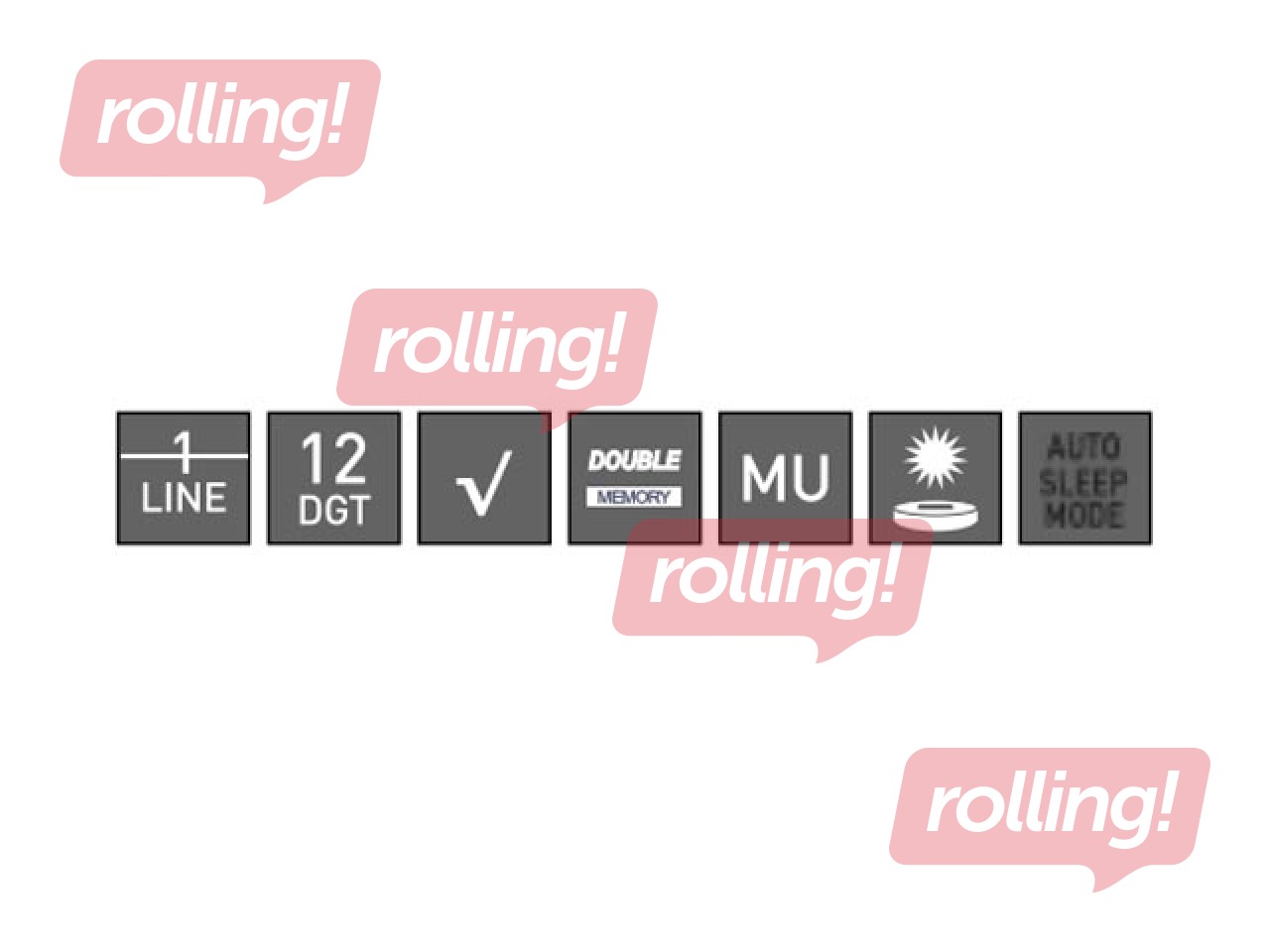 Kalkulaator Eleven SDC-444XRWHE, valge