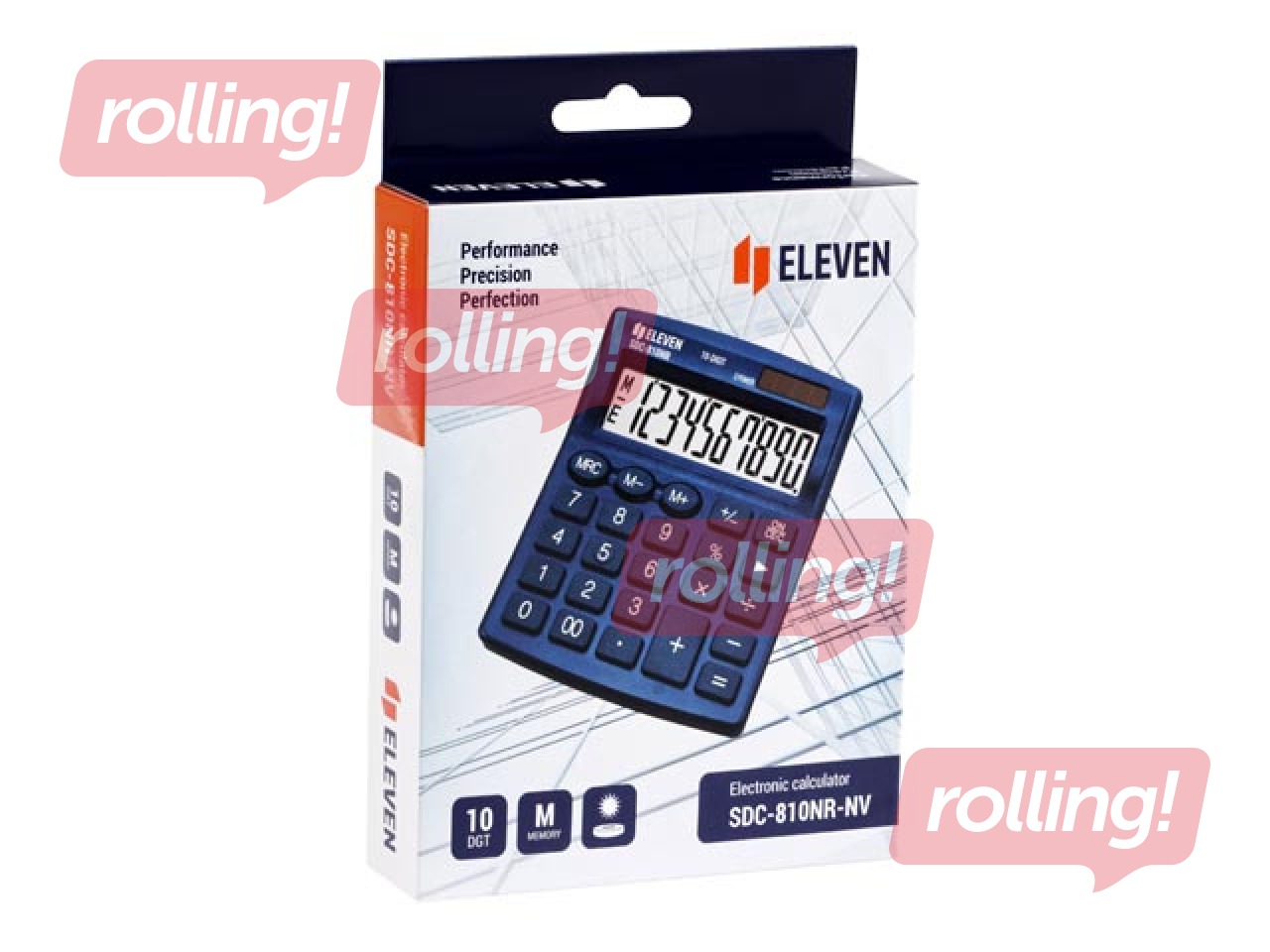 Kalkulaator Eleven SDC-810NRNVE, sinine
