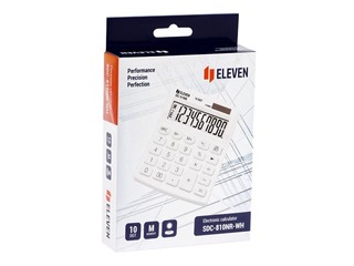 Kalkulaator Eleven SDC-810NRWHE, valge