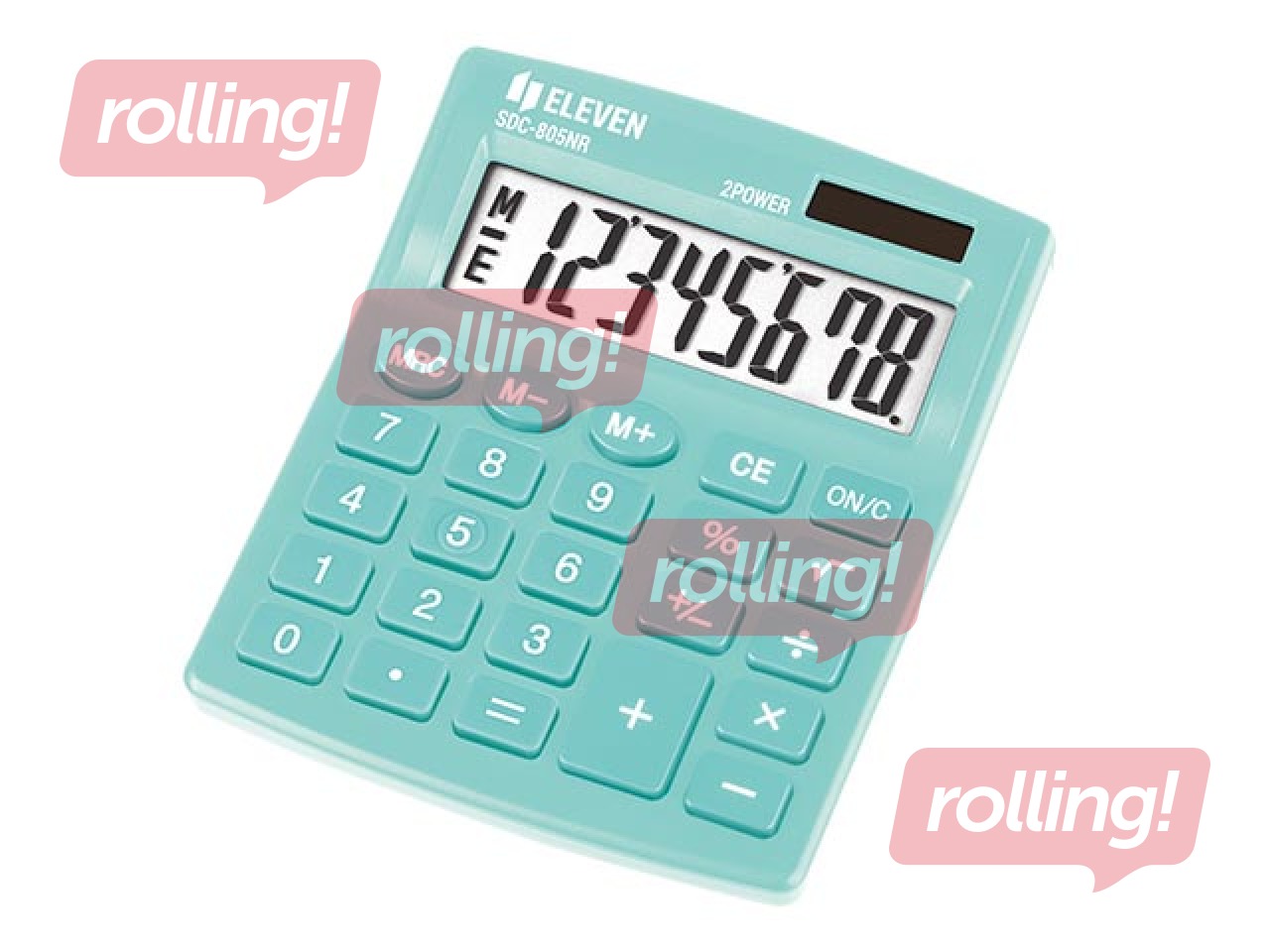 Калькулятор Eleven SDC805NRGNE, зеленый