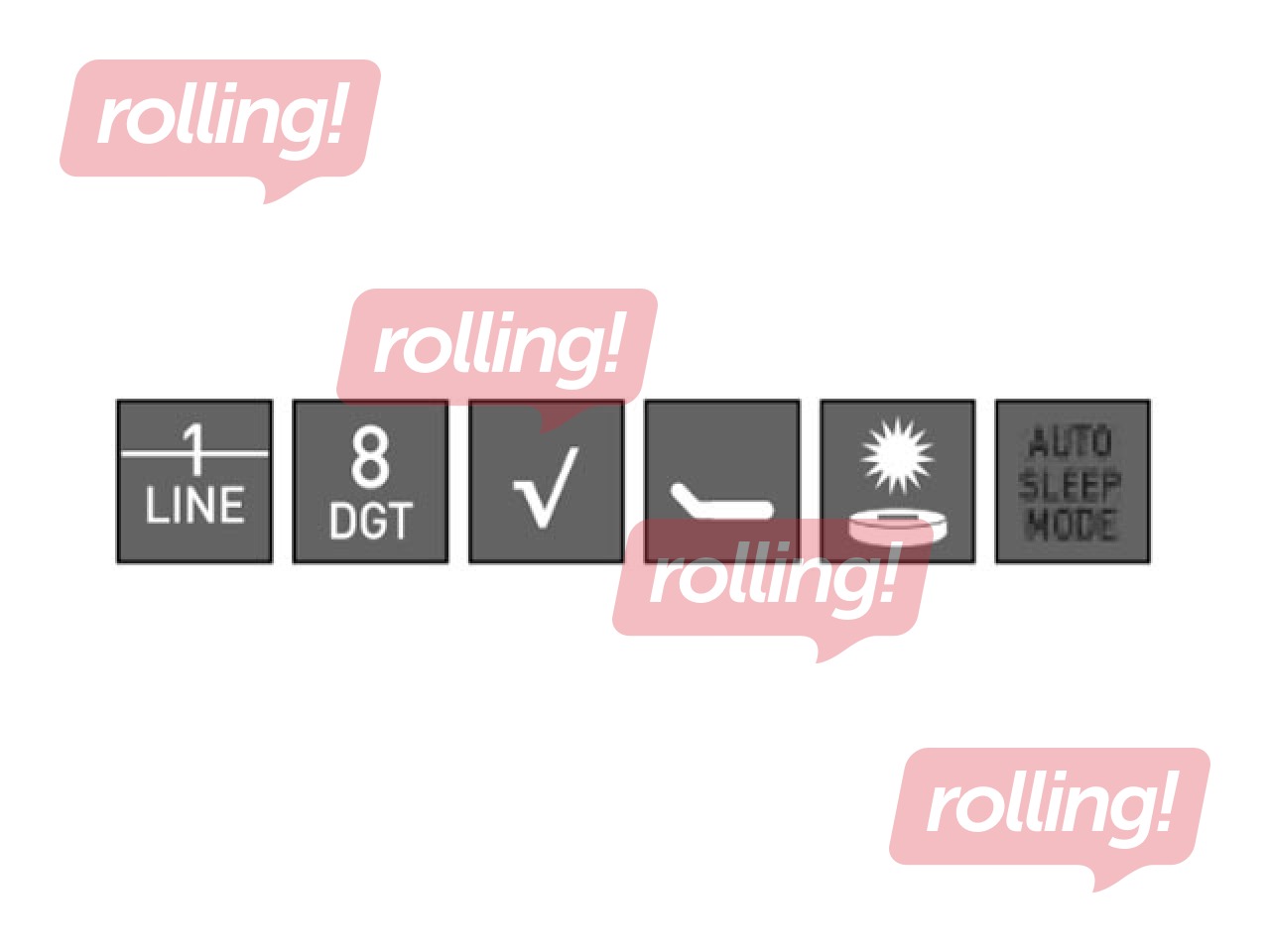 Kalkulaator Eleven SDC805NRWHE, valge