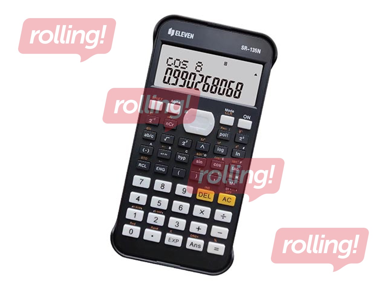 Kalkulaator Eleven SR135NE, 240 funktsiooni, must