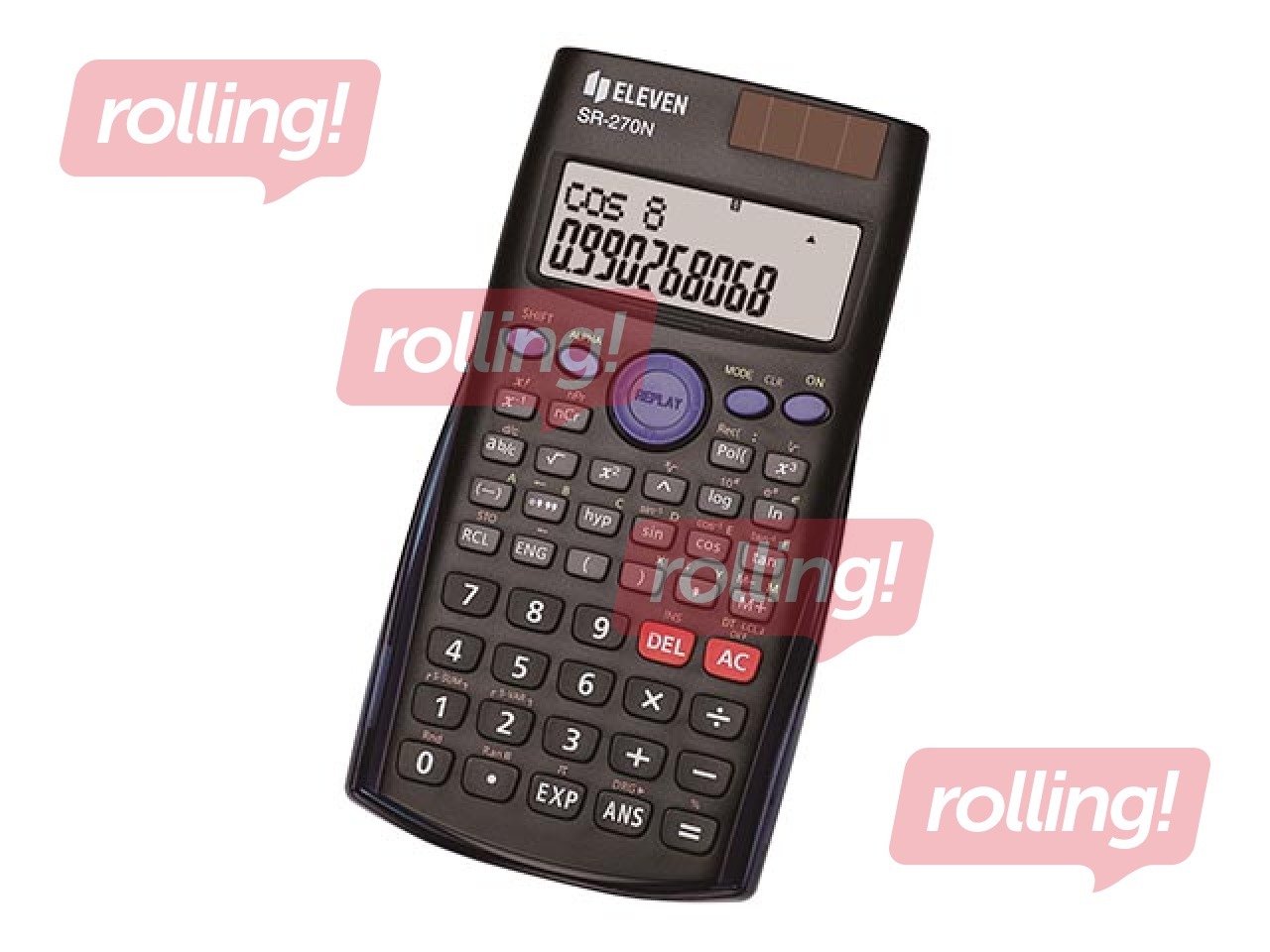 Kalkulaator Eleven SR270NE, 240 funktsiooni, must