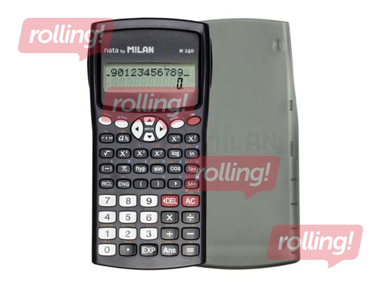 Kalkulators Milan M240, 240 funkcijas, pelēks