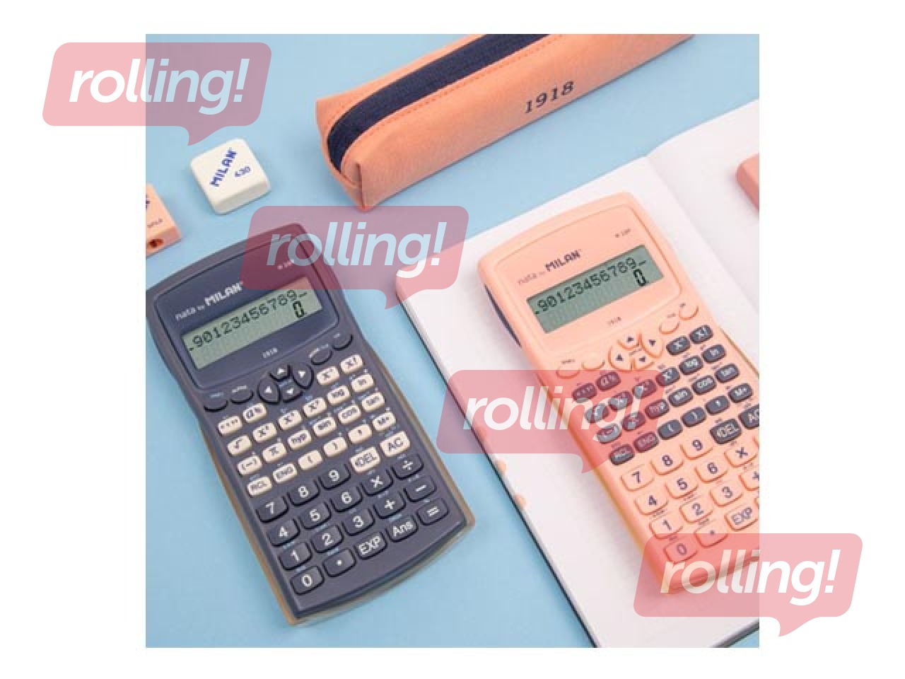 Kalkulators Milan, M240 1918, 240 funkcijas, rozā