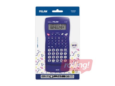 Kalkulators Milan, M228 Acid, 228 funkcijas, zils