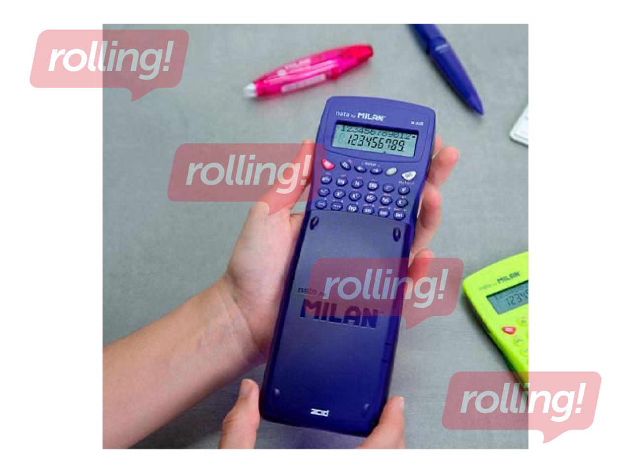 Kalkulators Milan, M228 Acid, 228 funkcijas, zils