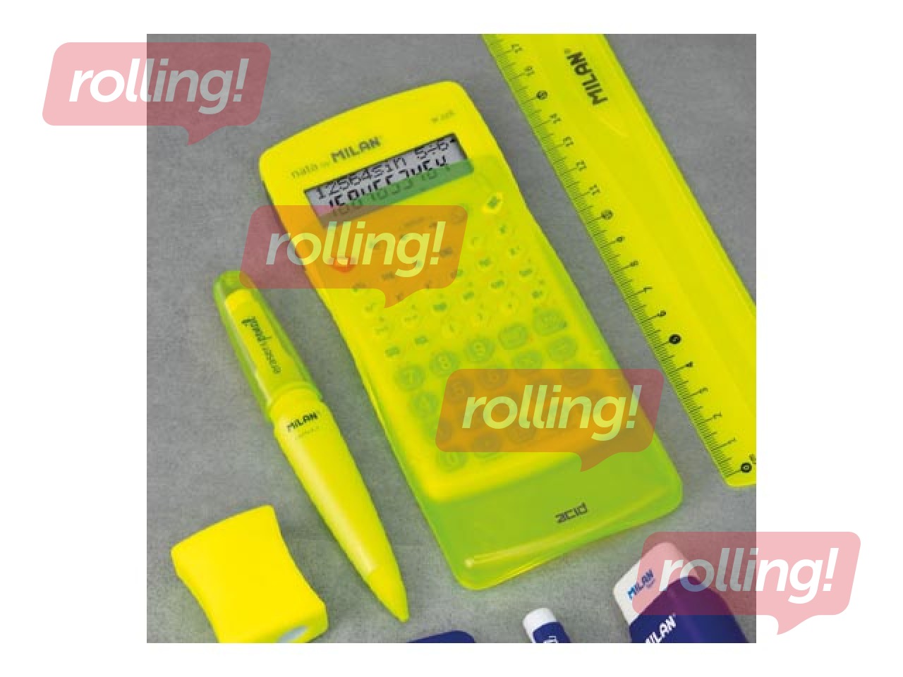 Kalkulaator Milan, M228 Acid, 228 funktsiooni, kollane