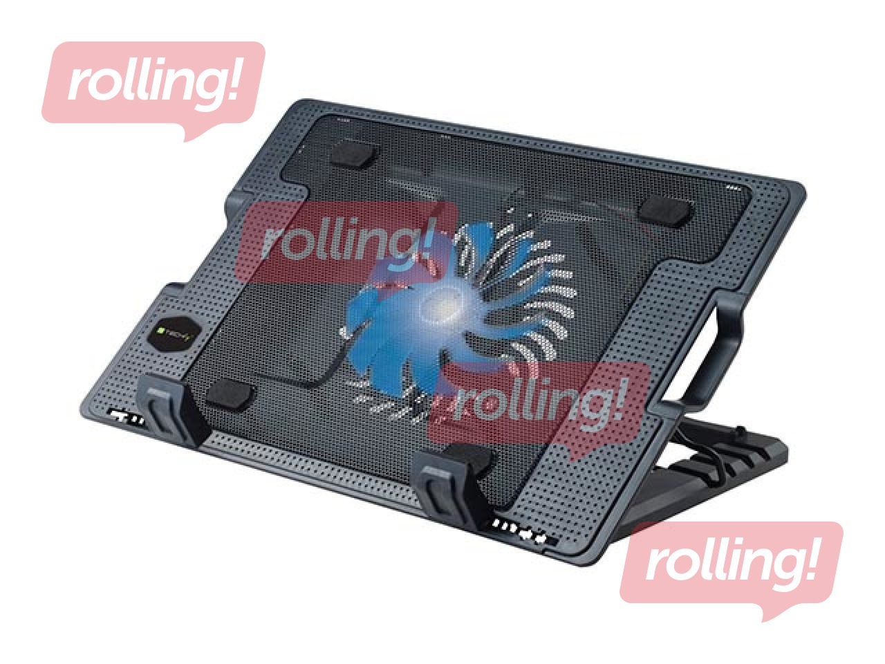 Techly Notebook sülearvuti reguleeritav jahutusalus, kuni 17.3