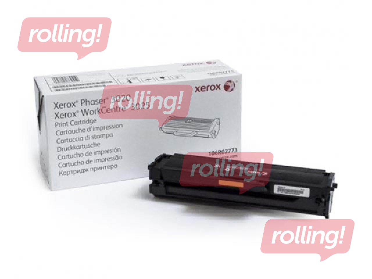 Tooner Xerox Phaser 3020/WC3025, must, (1500 lk)