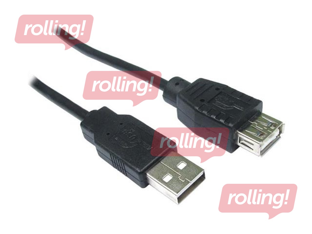 USB 2.0 Pikenduskaabel, Tüüp A-A, F-M, 3.0m