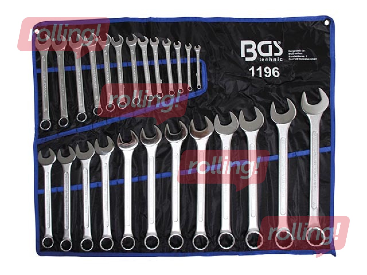 Набор гаечных ключей 6-32mm, 25шт