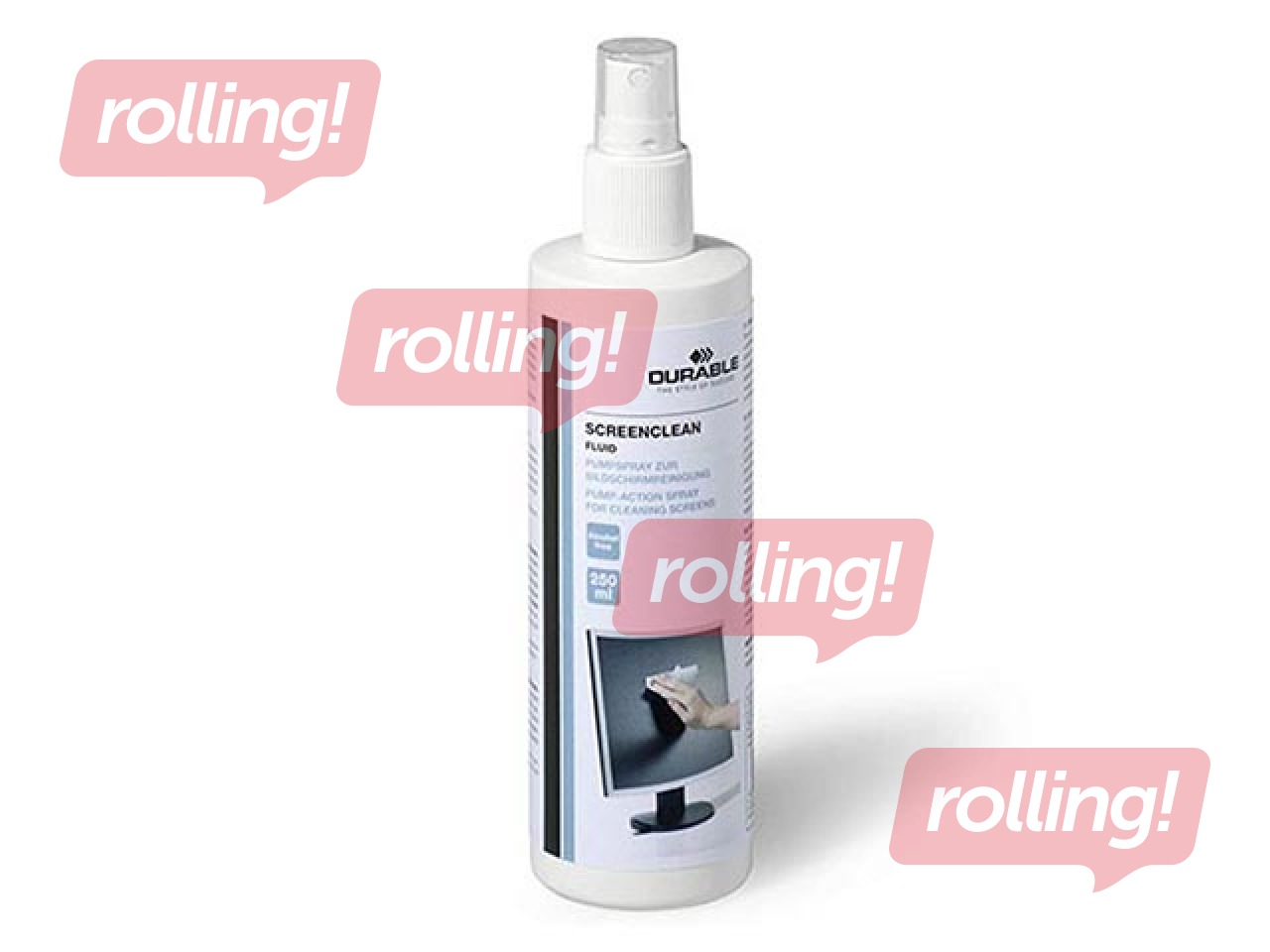 Monitoru tīrīšanas šķidrums Durable, 250ml