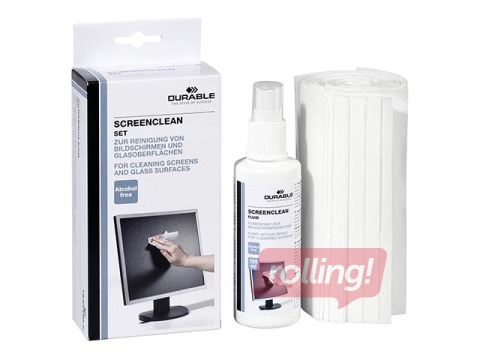 Чистящий набор для чистки мониторов Durable Screenclean, 125ml