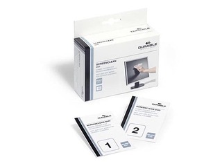 Ekraanipuhastuslapid DURABLE Screenclean Duo, 10 tk/pakis