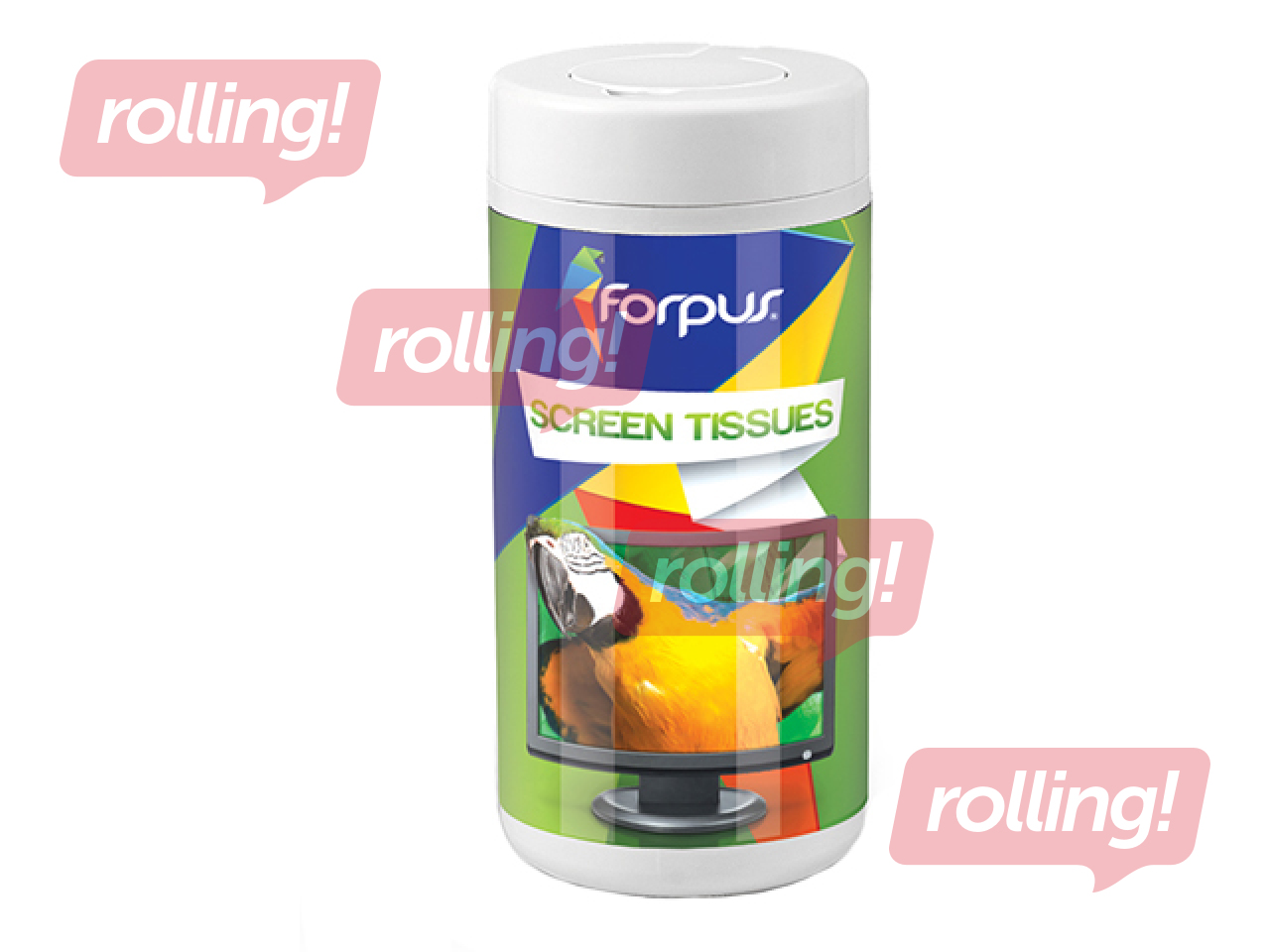 Ekraanipuhastuslapid Forpus, 50 tk.