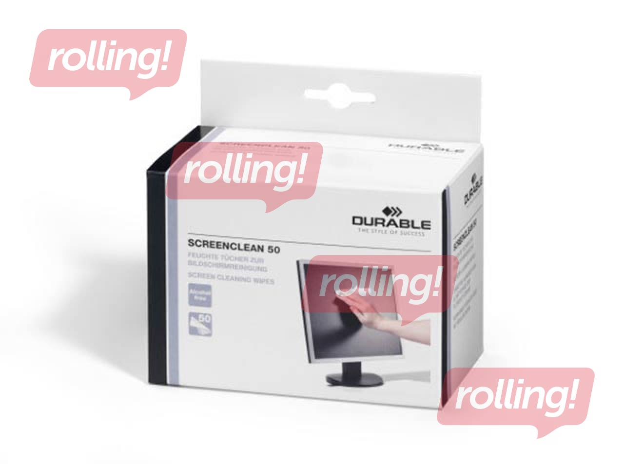 Screen Cleaning Wipes DURABLE Screenclean, 50 pcs./pack.