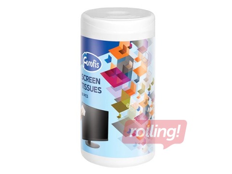 Monitoru tīrīšanas salvetes Forofis, 100 gab.