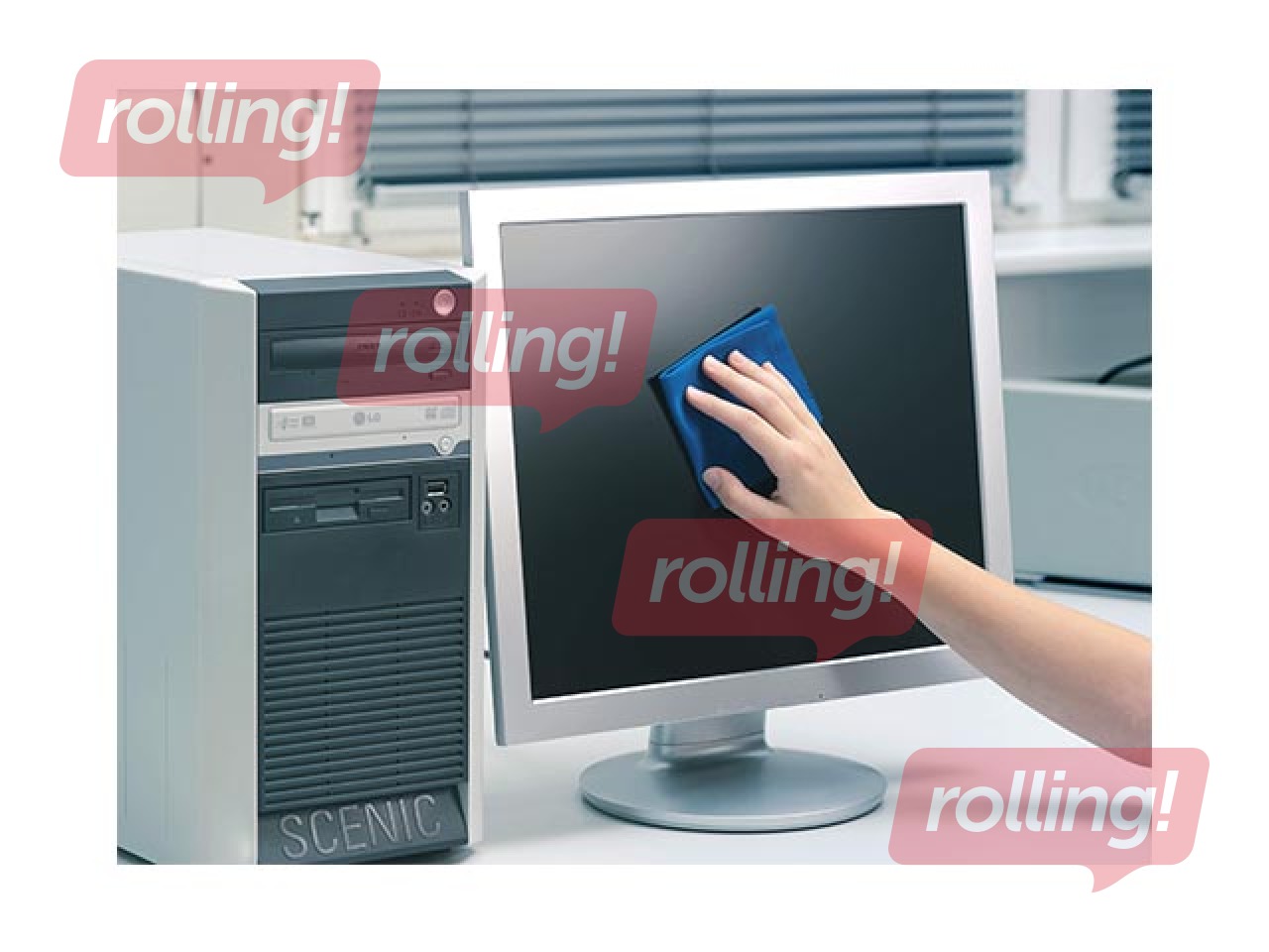 Microfibre Techclean cloth Durable, 200x200mm