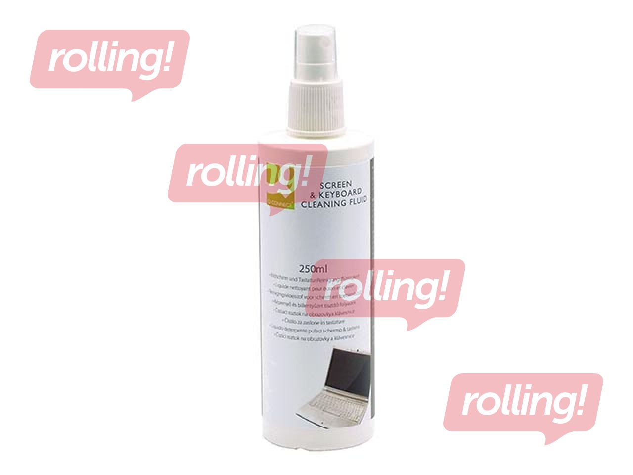 Средство для чистки мониторов и клавиатур Q-Connect, 250мл