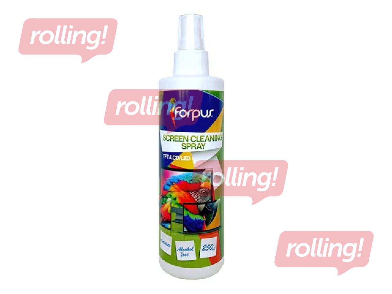 Monitoru tīrīšanas šķidrums Forpus, 250ml