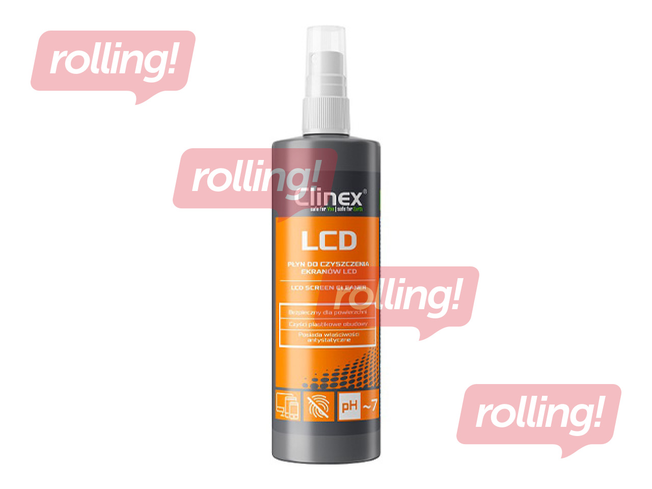 Monitor cleaning liquid Clinex, LCD, 200ml
