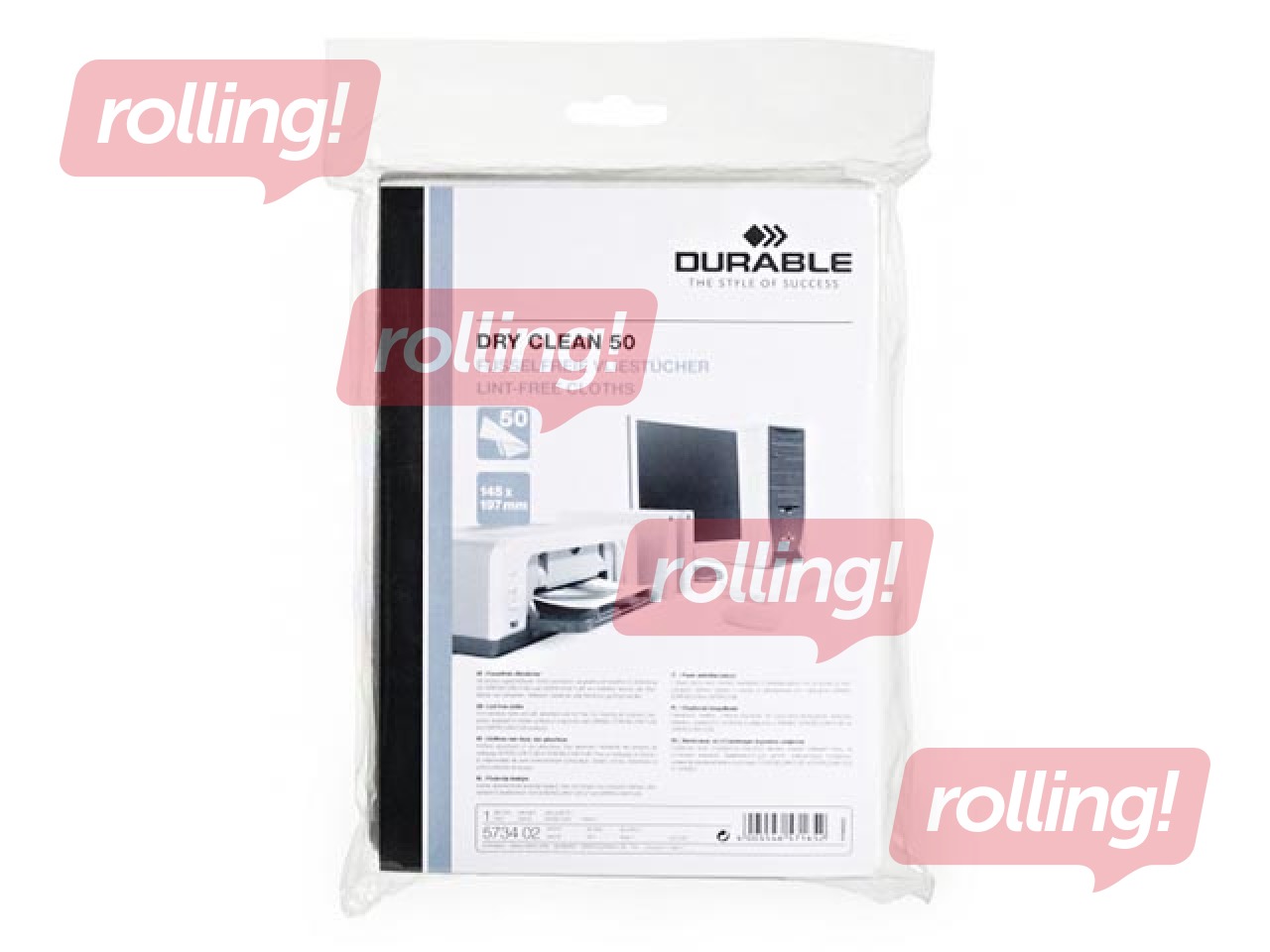 Universaalsed puhastuslapid Vastupidav, kuiv, 50 tk.