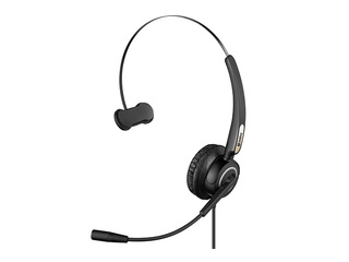 Austiņas ar mikrofonu Sandberg USB Office Headset Mono, melnas