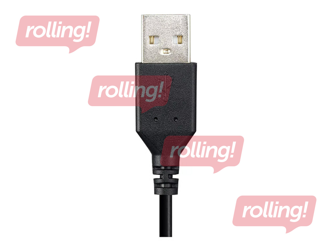 Austiņas ar mikrofonu Sandberg USB Office Headset Mono, melnas