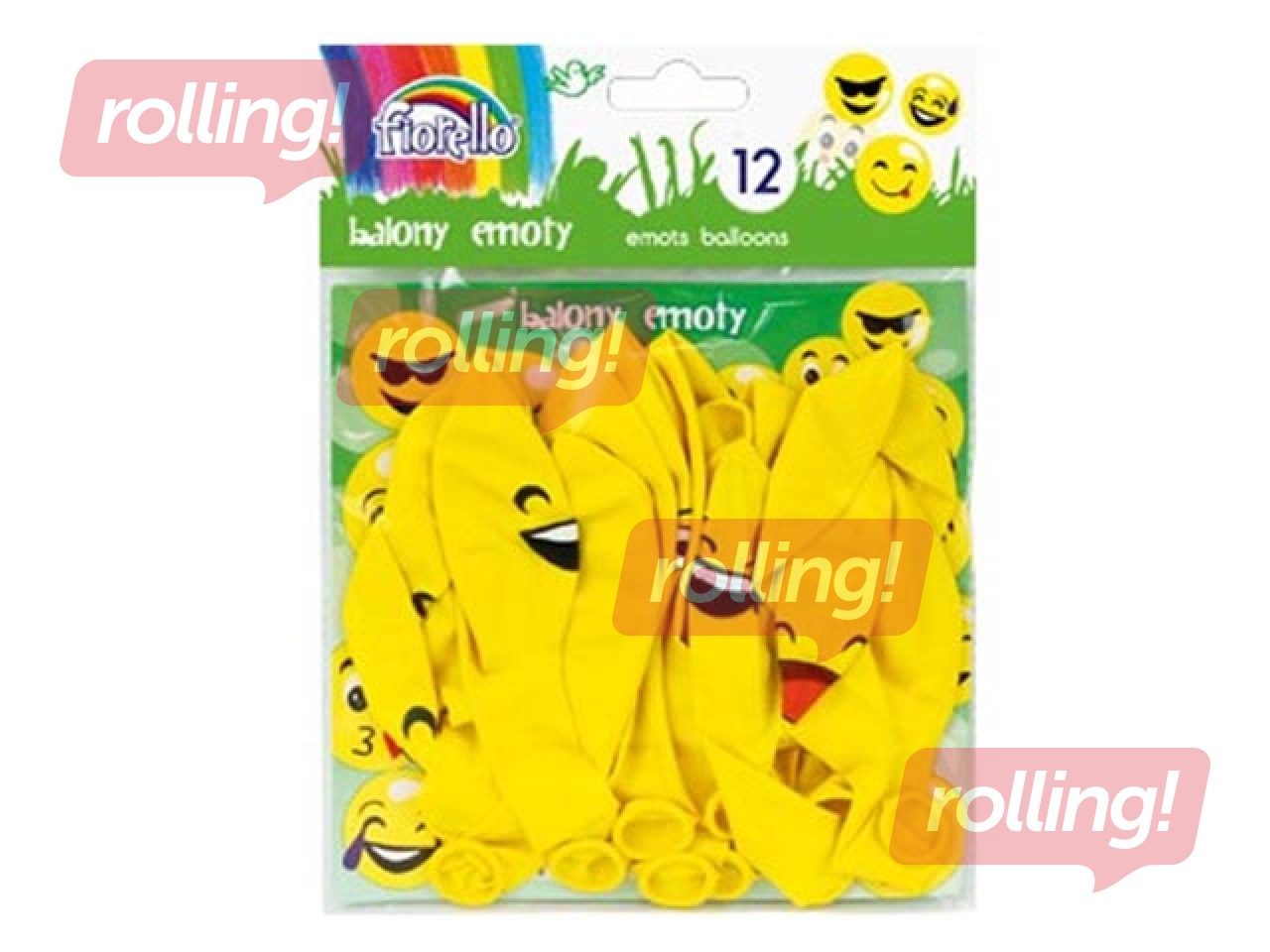 Balloons Party Emots, 12 pcs.