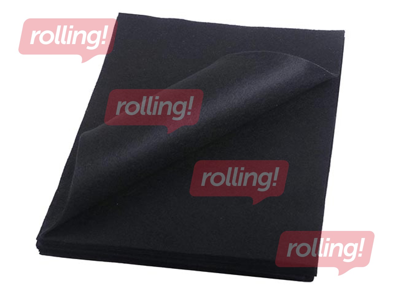 Filcs, 20x30cm, 150g/m², melns, 10 loksnes
