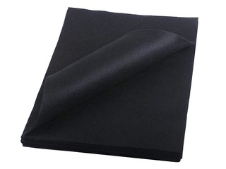 Vilt, 20x30cm, 150g/m², must, 10 lehte