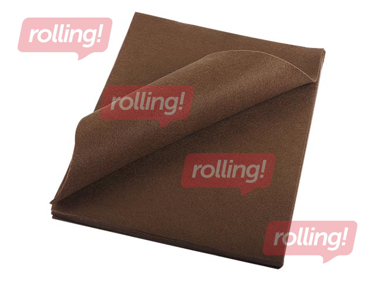 Войлок, 20x30см, 150г/м², коричневый, 10 листов