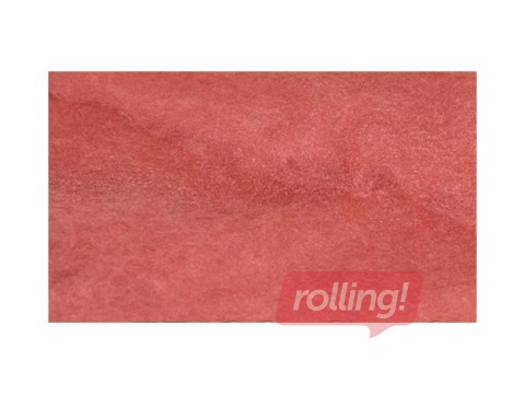 Vilna filcēšanai 100% (kārsums), 50g (+/ - 3g), tumši rozā