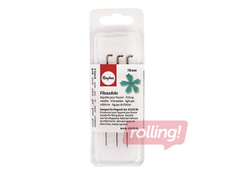 Viltimisnõelte komplekt, 78 mm, 3 tk, jämedad