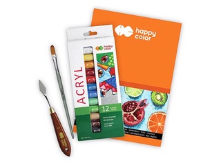 Painting with acrylics set