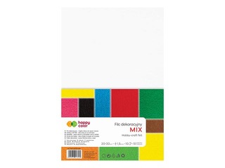 Craft felt Happy Color, 20x30cm, 150g/m², different colours, 10 sheets