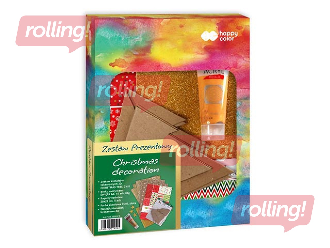 Creative Gift Set  ''Christmas Decoration'', Happy Color